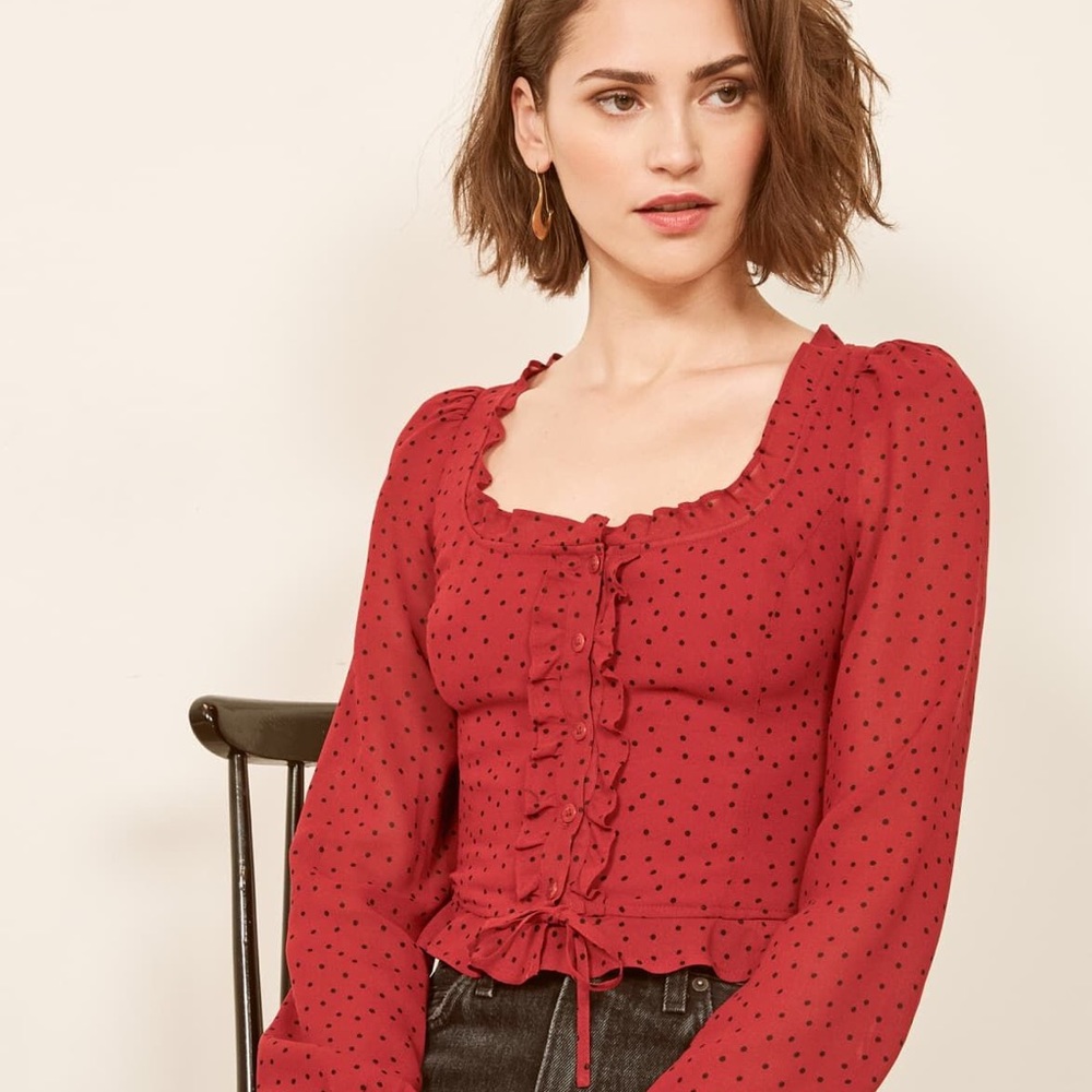 NWT Reformation Italia Top